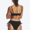 Bikini-Hose mit seitlichen Bändern – Schwarz Bikini-Hose mit seitlichen Bändern – Schwarz