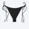 Bikini-Höschen mit Trägern – Schwarz Bikini-Höschen mit Trägern – Schwarz