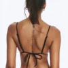 Bikini-Oberteil mit Rüschen – Schwarz Bikini-Oberteil mit Rüschen – Schwarz
