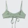 Bikini-Oberteil mit Trägern – Hellgrün Bikini-Oberteil mit Trägern – Hellgrün