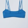 Bikini-Oberteil mit Trägern und Lagenlook – Hellblau Bikini-Oberteil mit Trägern und Lagenlook – Hellblau