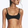Bikini-Oberteil mit Trägern und Lagenlook – Schwarz Bikini-Oberteil mit Trägern und Lagenlook – Schwarz