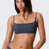 Bikini-Oberteil mit U-Ausschnitt – Dunkelblau Bikini-Oberteil mit U-Ausschnitt – Dunkelblau