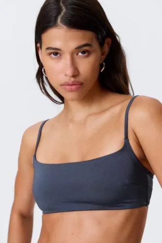 Bikini-Oberteil mit U-Ausschnitt – Dunkelblau Bikini-Oberteil mit U-Ausschnitt – Dunkelblau