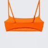 Bikini-Oberteil mit U-Ausschnitt – Leuchtendes Orange Bikini-Oberteil mit U-Ausschnitt – Leuchtendes Orange