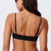 Bikini-Oberteil mit U-Ausschnitt – Schwarz Bikini-Oberteil mit U-Ausschnitt – Schwarz