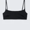 Bikini-Oberteil mit U-Ausschnitt – Schwarz Bikini-Oberteil mit U-Ausschnitt – Schwarz