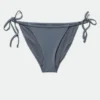Bikini-Slip mit gerüschter Taille – Blau Bikini-Slip mit gerüschter Taille – Blau