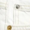 Bite Low Rise Mini-Jeansshorts – Dirty White – Weiß Bite Low Rise Mini-Jeansshorts – Dirty White – Weiß