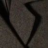 Blazer aus Wollmischung mit Fischgrätenmuster – Braun/Grau Blazer aus Wollmischung mit Fischgrätenmuster – Braun/Grau