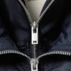 Bomberjacke aus geschrumpftem Nylon – Marineblau Bomberjacke aus geschrumpftem Nylon – Marineblau