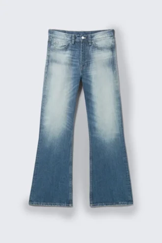 Boo Bootleg Low Rise Regular Bootcut Jeans – Whiped Blue | Cheap Monday Gb