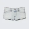 Booty Bei Low Rise Mini-Jeans-Shorts – Aventure Blue – Hellblau | Cheap Monday GB Booty Bei Low Rise Mini-Jeans-Shorts – Aventure Blue – Hellblau | Cheap Monday GB