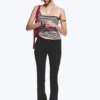 Booty Bei Low Rise Skinny Bootcut Jeans – Black Top Rinse | Cheap Monday Gb