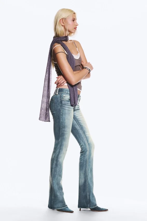 Booty Bei Low Rise Skinny Bootcut Jeans – Cloudy Blue – Medium Blue | Cheap Monday Gb Booty Bei Low Rise Skinny Bootcut Jeans – Cloudy Blue – Medium Blue | Cheap Monday Gb