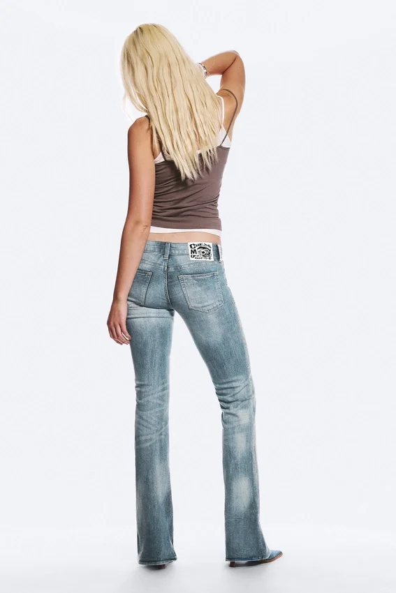 Booty Bei Low Rise Skinny Bootcut Jeans – Cloudy Blue – Medium Blue | Cheap Monday Gb Booty Bei Low Rise Skinny Bootcut Jeans – Cloudy Blue – Medium Blue | Cheap Monday Gb