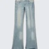 Booty Bei Low Rise Skinny Bootcut Jeans – Cloudy Blue – Medium Blue | Cheap Monday Gb Booty Bei Low Rise Skinny Bootcut Jeans – Cloudy Blue – Medium Blue | Cheap Monday Gb