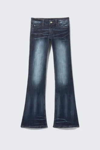 Booty Bei Low-Rise-Skinny-Bootcut-Jeans – Mabel Blue – Dunkelblau | Cheap Monday Gb