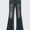 Booty Bei Low Rise Skinny Bootcut Jeans – Sunset Blue – Dark Blue | Cheap Monday Gb