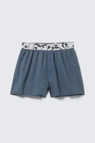 Boxershorts – gewaschen, dunkelblau