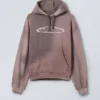 Boxy Kapuzenpullover mit Print – Reaktiv Boxy Kapuzenpullover mit Print – Reaktiv