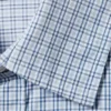 Boxy-Langarmhemd aus Baumwollpopeline – Blau kariert Boxy-Langarmhemd aus Baumwollpopeline – Blau kariert