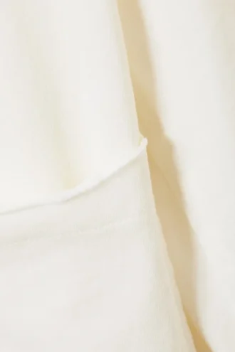 Boxy-Langarmshirt – Weiß
