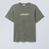 Boxy Lightweight T-Shirt mit Print – Fantazie