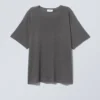 Boxy Relaxed T-Shirt – Dunkelgrau Boxy Relaxed T-Shirt – Dunkelgrau