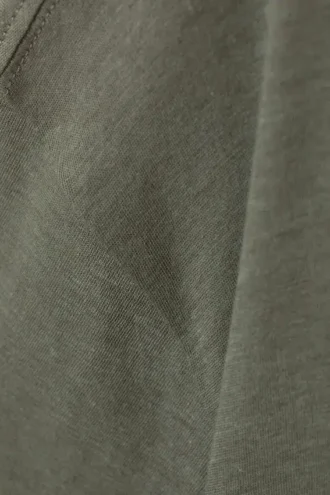 Boxy Relaxed T-Shirt – Dusty Khaki