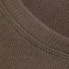 Boxy Slim Fit Ribbed T-Shirt – Dark Mole Boxy Slim Fit Ribbed T-Shirt – Dark Mole