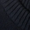 Boxy-Strickpullover aus Baumwolle – Dunkelblau Boxy-Strickpullover aus Baumwolle – Dunkelblau