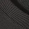 Boxy-Sweatshirt mit Rundhalsausschnitt – Off-Black Boxy-Sweatshirt mit Rundhalsausschnitt – Off-Black