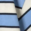 Boxy-T-Shirt aus Baumwolle – Blau-weiß gestreift