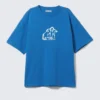 Boxy T-Shirt mit Print – Blau – Sadphant Boxy T-Shirt mit Print – Blau – Sadphant