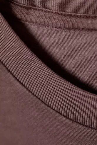 Boxy-T-Shirt mit Print – Dunkelrot