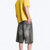 Boxy T-Shirt mit Print – Gelb – Italien