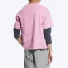 Boxy T-Shirt mit Print – Pink Boxy T-Shirt mit Print – Pink
