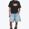 Boxy T-Shirt mit Print – Schwarz – Haunted Dreams Boxy T-Shirt mit Print – Schwarz – Haunted Dreams