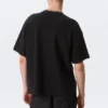 Boxy T-Shirt mit Print – Schwarz – Heart of Energy Boxy T-Shirt mit Print – Schwarz – Heart of Energy