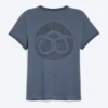 Boxy-T-Shirt mit Print und kurzen Ärmeln – Dunkelblau – Brezeln Boxy-T-Shirt mit Print und kurzen Ärmeln – Dunkelblau – Brezeln