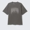 Boxy T-Shirt mit Print – Washed Black – Mizzion Boxy T-Shirt mit Print – Washed Black – Mizzion