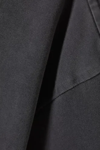 Boxy T-Shirt mit Print – Washed Grey – Virtual Mission