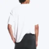 Boxy T-Shirt mit Print – Weiß – Face Off Boxy T-Shirt mit Print – Weiß – Face Off
