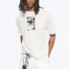 Boxy-T-Shirt mit Print – Weiß – Tears Boxy-T-Shirt mit Print – Weiß – Tears