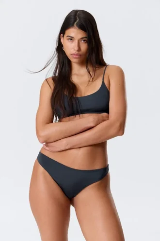 Brasilianische Bikinihose – Dunkelblau schimmernd