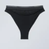 Brasilianische Slips aus mehrlagigem Baumwoll-Mesh – Schwarz Brasilianische Slips aus mehrlagigem Baumwoll-Mesh – Schwarz