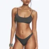 Brasilianischer Mini-Bikini-Slip – Dunkelgrau Brasilianischer Mini-Bikini-Slip – Dunkelgrau