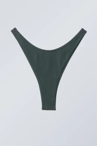 Brasilianischer Mini-Bikini-Slip – Dunkelgrün