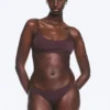Brasilianischer Mini-Bikini-Slip – Dunkelrot Brasilianischer Mini-Bikini-Slip – Dunkelrot